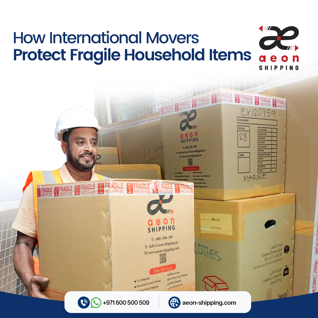 how international movers protect fragile household items