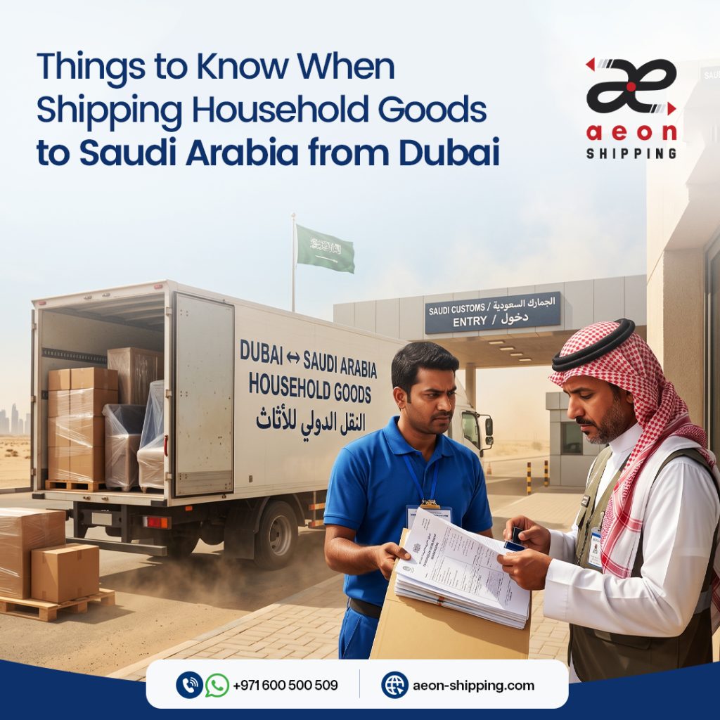 Shipping Household Goods to Saudi Arabia from Dubai