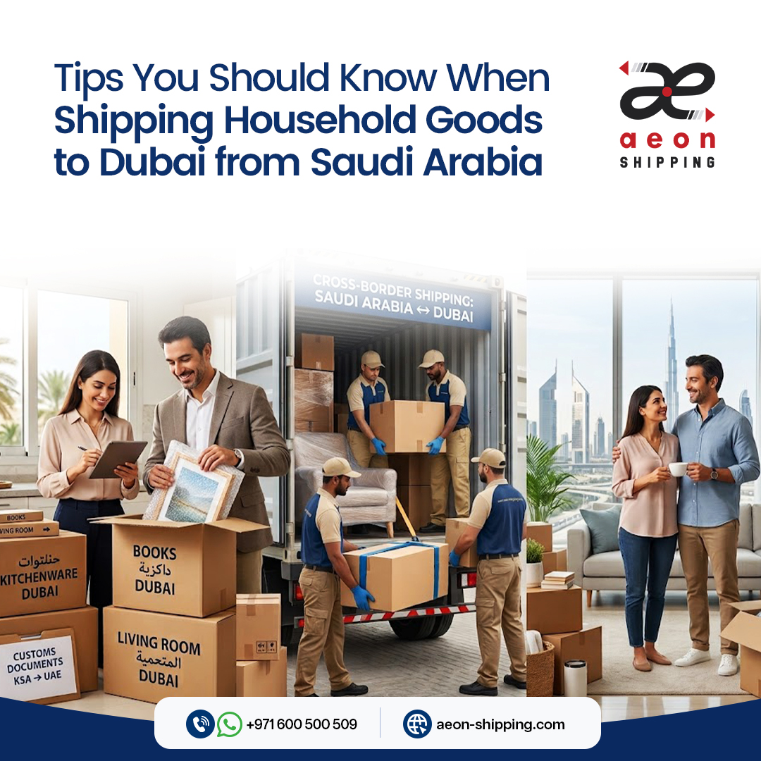 shipping household goods to dubai from saudi arabia