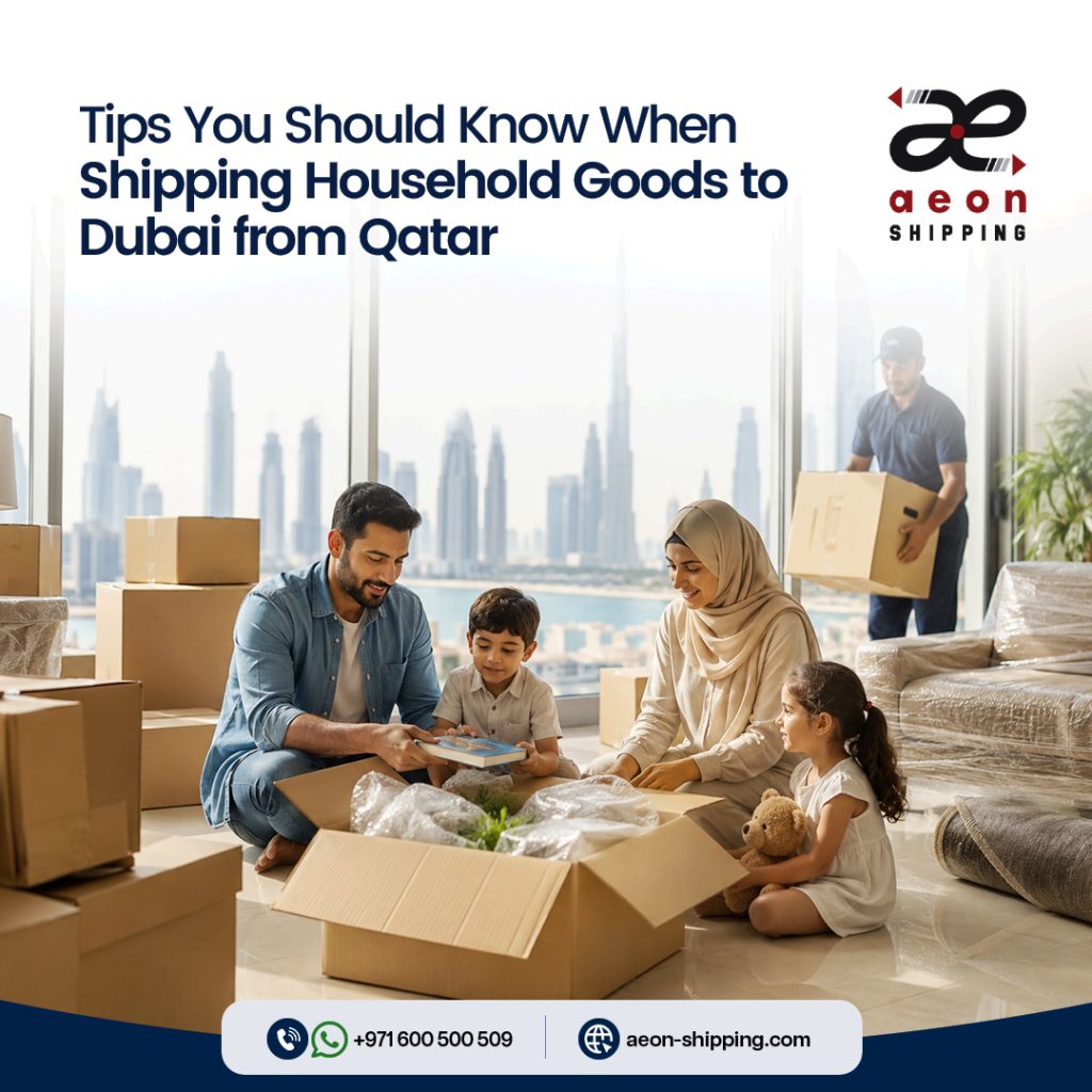 shipping household goods to dubai from quatar