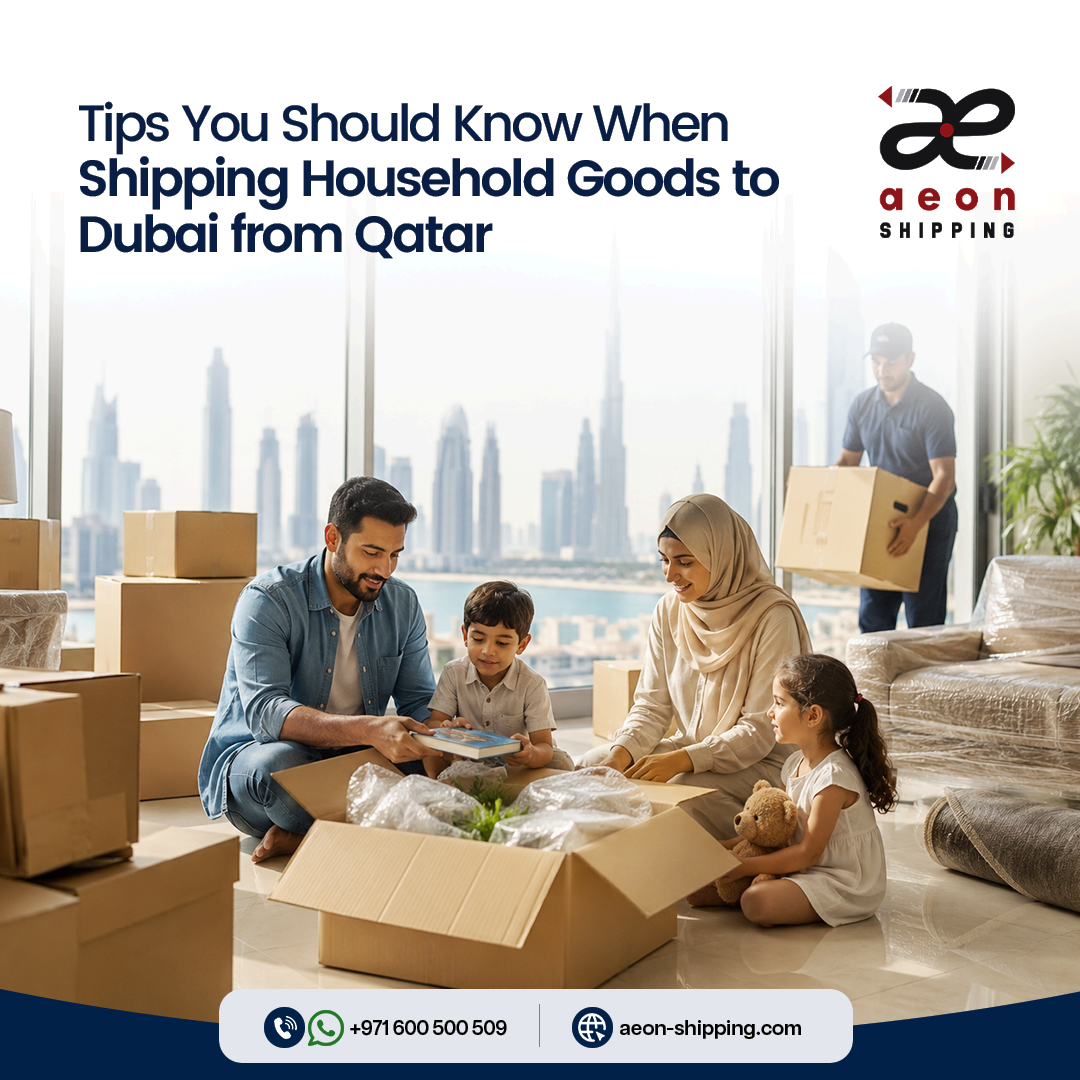 shipping household goods to dubai from quatar