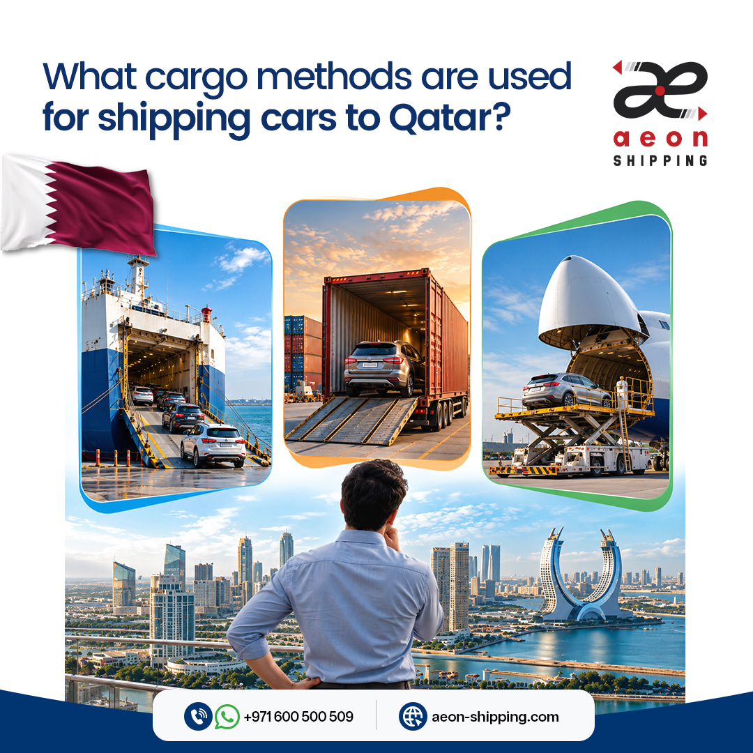 cargo methods used for shipping cars to Qatar