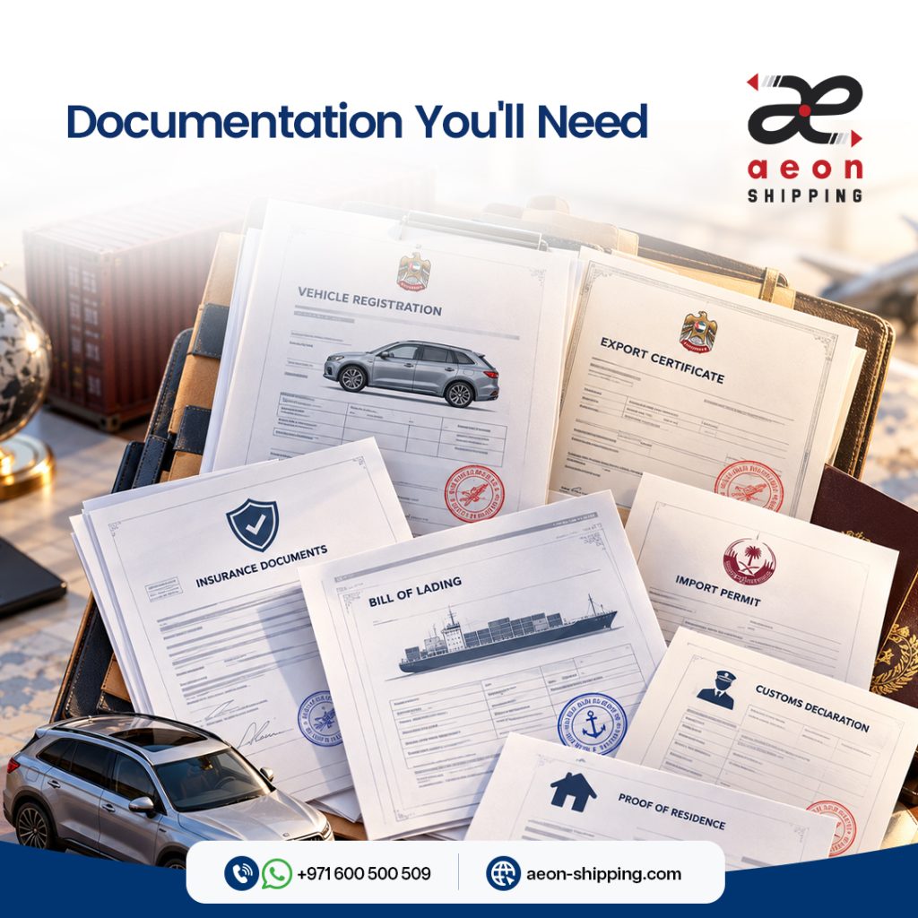 Shipping cars to Qatar-documentation needed