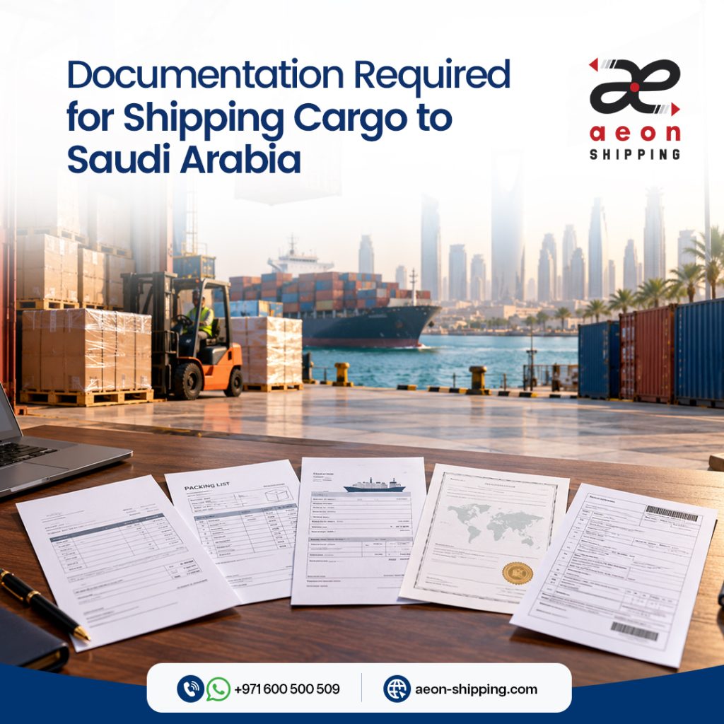 documents required for shipping cargo to saudi arabia