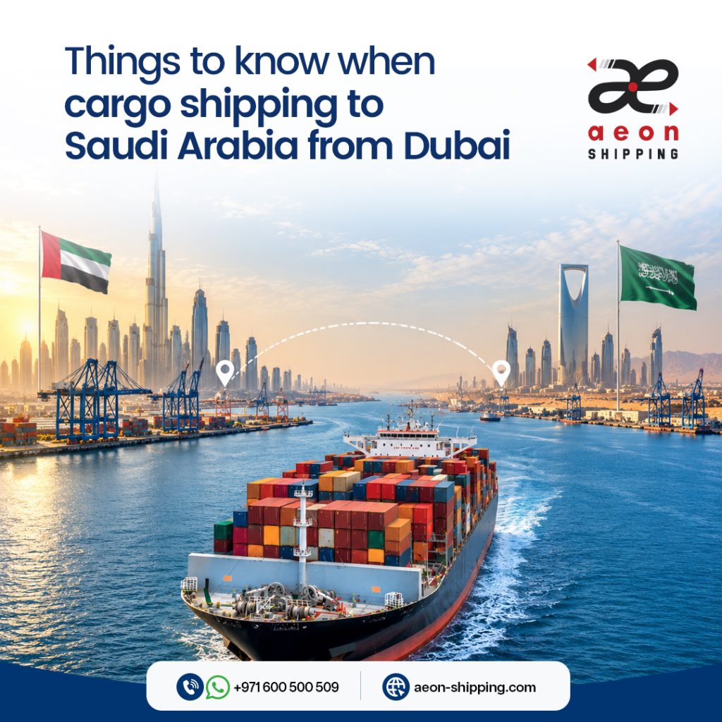 cargo shipping to saudi arabia from dubai