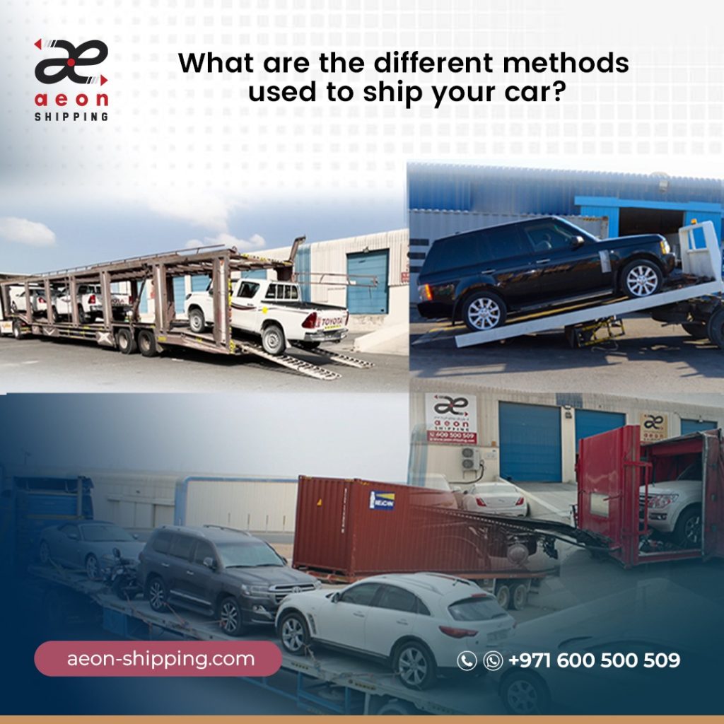 Professional car shipping services by Aeon Shipping: Comparison of international vehicle transport methods like container shipping and multi-car open carriers. ship your car